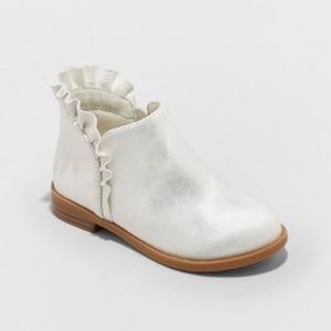 Girls micki ruffle ankle fashion boots  cat & jack